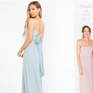 Show Me Your MuMu Bridesmaid Tie Back Dress
